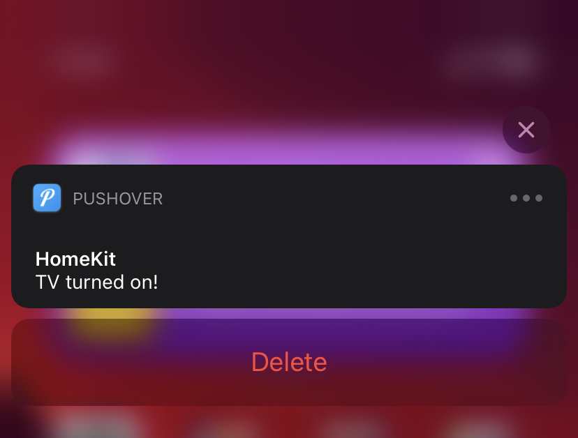 Apple Notification item
